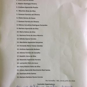 Lista de Inscrições para Processo de Eleição Unificada para Conselheiros Tutelares