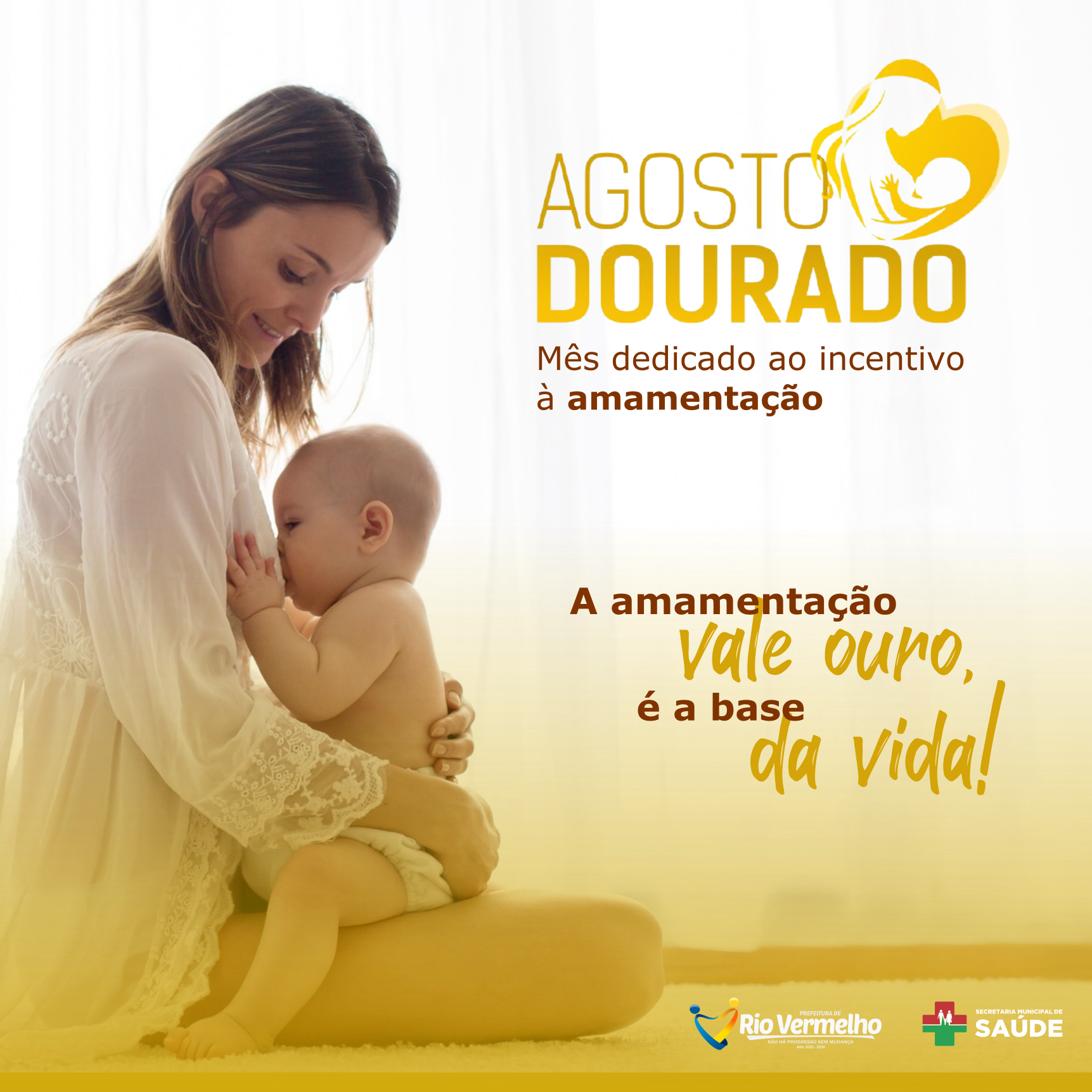 You are currently viewing AGOSTO DOURADO – Mês de incentivo à amamentação