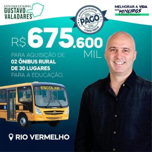 MAIS INVESTIMENTOS NA EDUCAÇÃO DE RIO VERMELHO