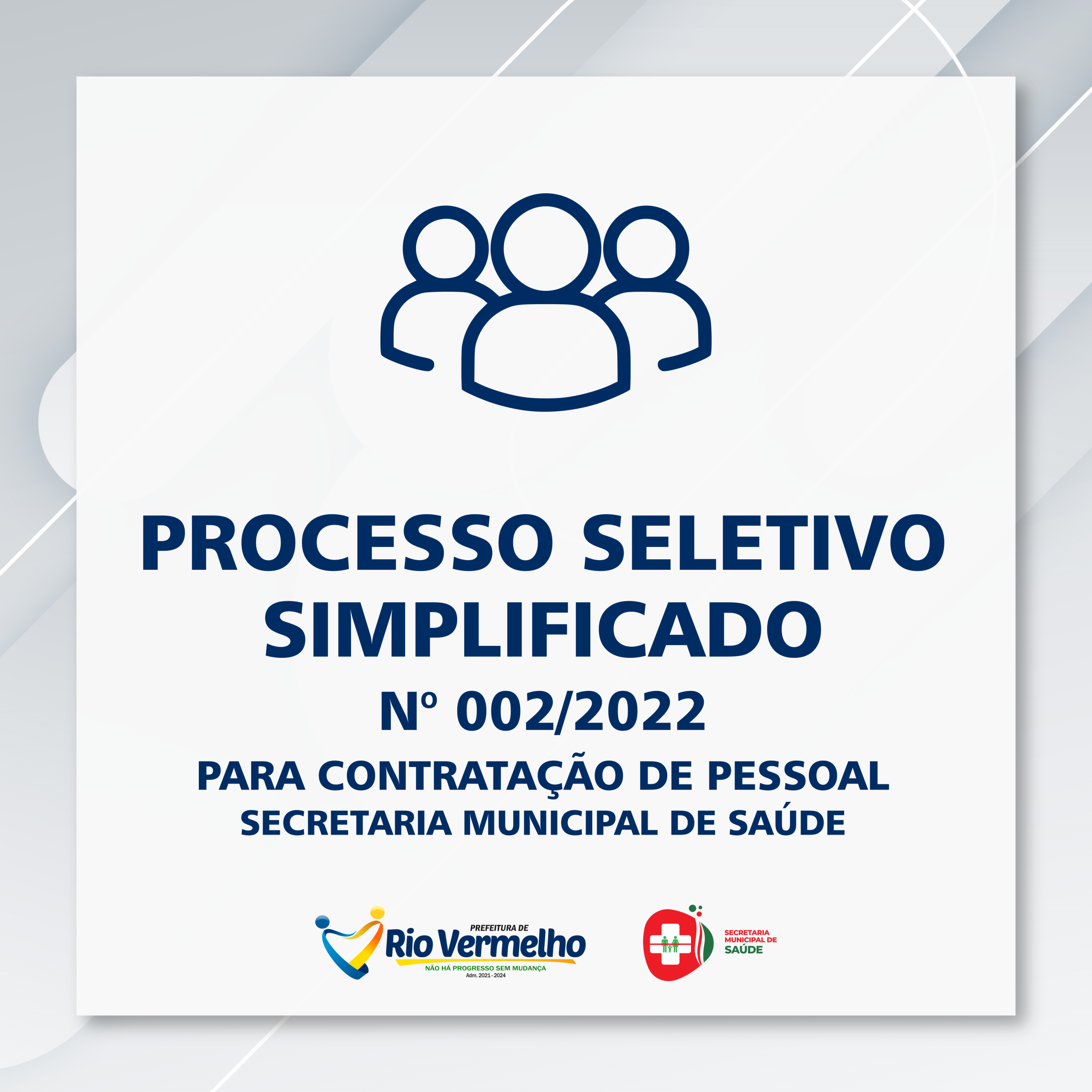 You are currently viewing PROCESSO SELETIVO SIMPLIFICADO Nº 02/2022 – SECRETARIA MUNICIPAL DE SAÚDE