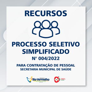 REPOSTAS AOS RECURSOS IMPETRADOS EM FACE DO PROCESSO SELETIVO Nº 04/2022