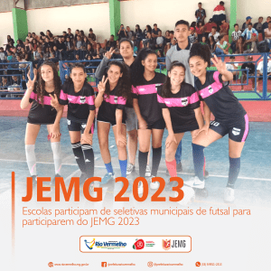 JEMG 2023 – Alunos disputam vagas nos Jogos Escolares de Minas Gerais