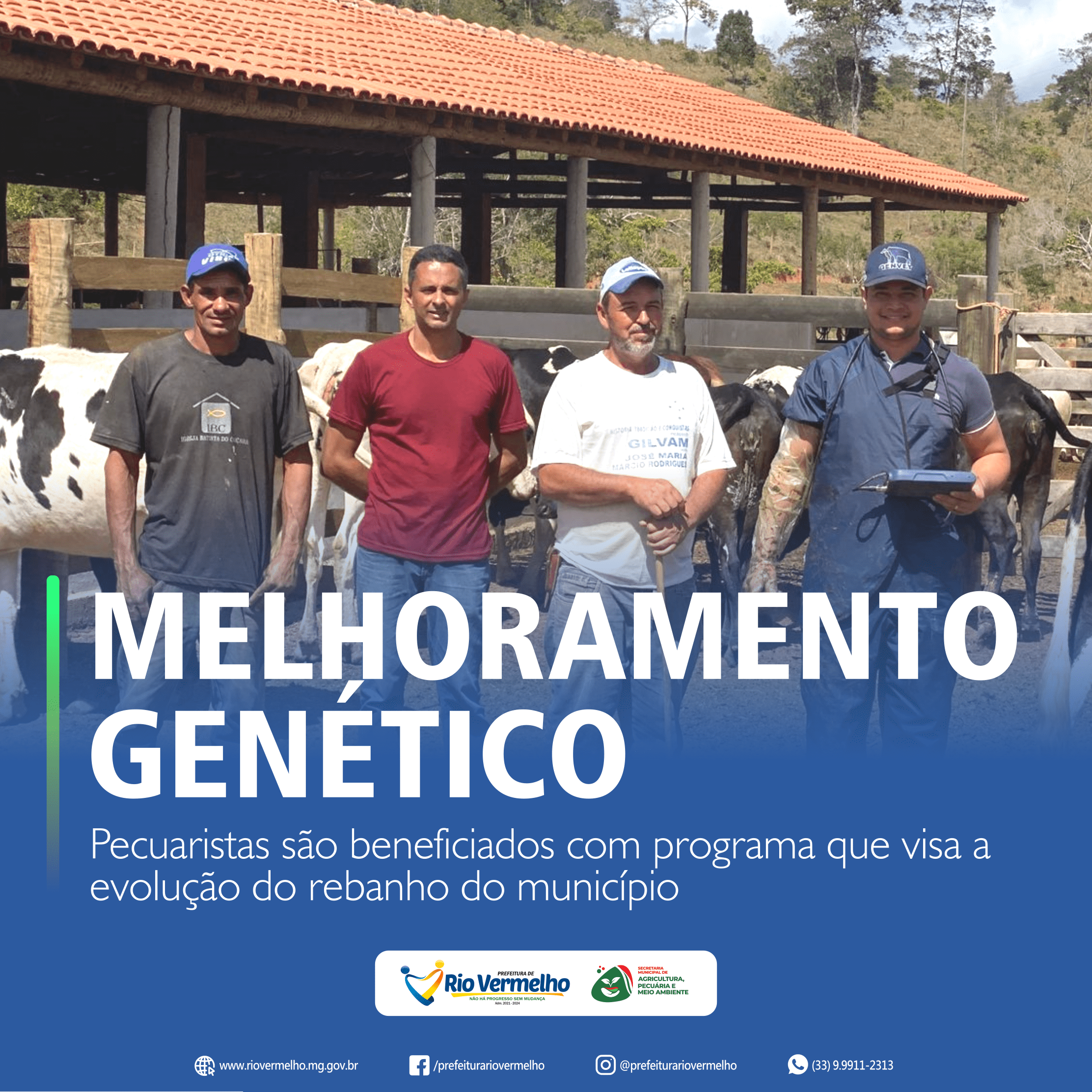 Você está visualizando atualmente PROGRAMA +PECUÁRIA BRASIL – Promovendo o melhoramento genético do rebanho no município