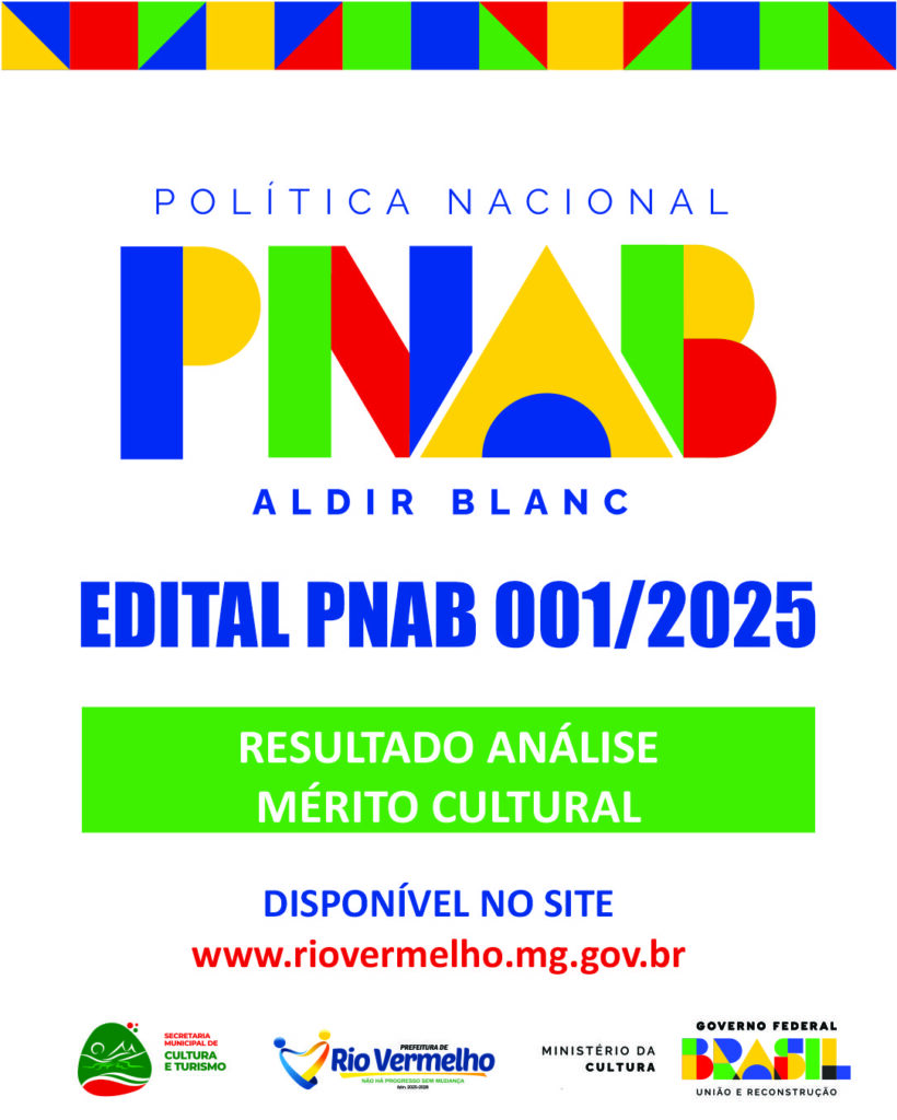RESULTADO DO EDITAL DE CHAMAMENTO PÚBLICO PNAB Nº 001/2025